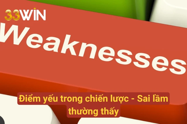 Những điểm yếu trong chiến lược đánh bài online 