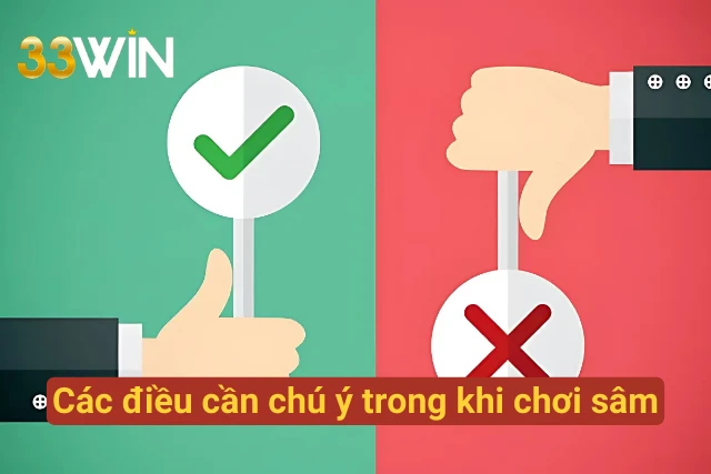 Những điều lưu ý khi tham gia chơi game bài sâm