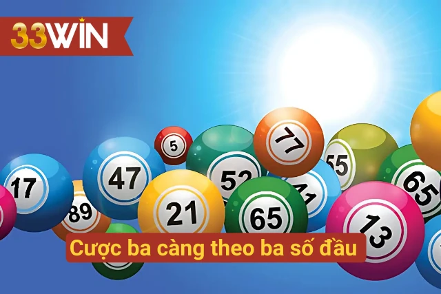 Cược ba càng theo ba số đầu